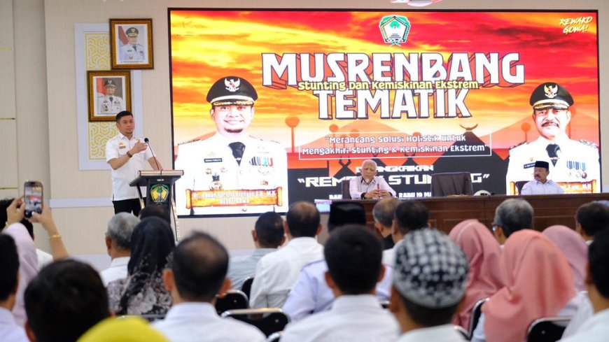 Perencanaan Pembangunan Pemkab Gowa 2024 Berfokus Penuntasan Stunting dan Kemiskinan Ekstrem