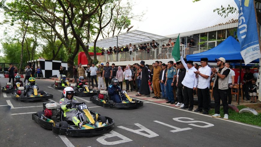 Event Balap Go-Kart Pertama di Sulsel Perebutkan Piala Gubernur